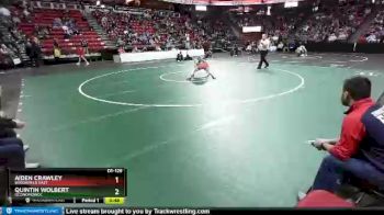 D1-126 lbs 5th Place Match - Aiden Crawley, Brookfield East vs Quintin Wolbert, Oconomowoc