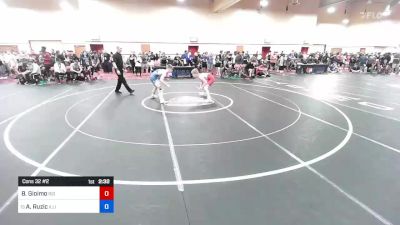 57 kg Cons 32 #2 - Blake Gioimo, Big Game Wrestling Club vs Anthony Ruzic, Illinois