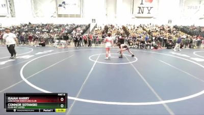 108 lbs Champ. Round 1 - Isaiah Harry, Lancaster Wrestling Club vs Connor Sotanski, Club Not Listed