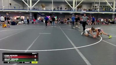 92 lbs Finals (2 Team) - Brady Genard, Upstate Uprising vs Fynn McHugh, Seagulls