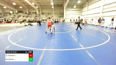 160 lbs Consi Of 32 #2 - Drake Dumont, RI vs Michael Byrne, VA