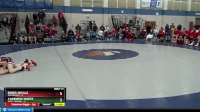 106 lbs Semis & Wb (16 Team) - Brier Riggle, Southmont vs Cameron Nuest, West Central