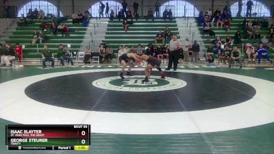 120 lbs Quarterfinal - Isaac Slayter, St. John Paul The Great vs George Steurer, Trinity