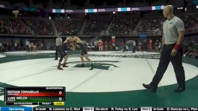 125 lbs Quarterfinal - Nathan Tomasello, Ohio State vs Luke Welch, Purdue