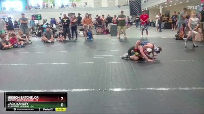 76 lbs Round 9 (10 Team) - Gideon Batchelor, Florida Scorpions Gold vs Jack Kahley, U2 Upstate Uprising