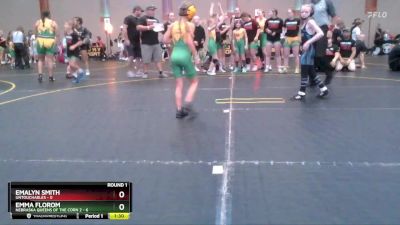 57 lbs Round 1 (4 Team) - Oakley Mulich, Untouchables vs Huxlee Kring, Nebraska Queens Of The Corn 2