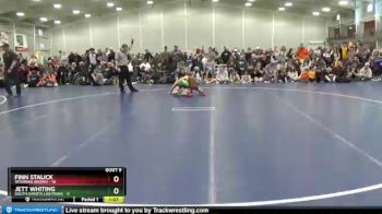 90 lbs Round 3 (6 Team) - Finn Stalick, Wyoming Brown vs Jett Whiting, South Dakota Lightning
