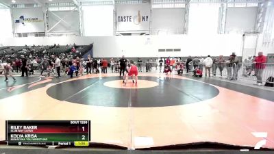 132 lbs Cons. Round 2 - Kolya Krisa, Niskayuna You Wrestling vs Riley Baker, Club Not Listed