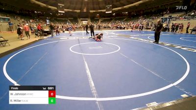 120 lbs Final - Weston Johnson, Hilldale Youth Wrestling Club vs Rayden Miller, R.A.W.