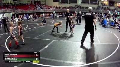 52-53 lbs Quarterfinal - Piper Casey, The Best Wrestler vs Lynlee Rork, 2TG