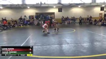 83 lbs Placement Matches (8 Team) - Layne Martin, Michigan Blue vs Samuel Sanchez, California