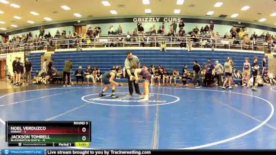 95 lbs Round 3 (4 Team) - Jackson Tomrell, Bloomington South vs Noel Verduzco, Hobart