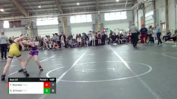 84 lbs Round 6 (8 Team) - Tommy Wurster, Aggression Legionaries vs Chad Artman, Terps Xtreme