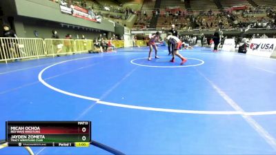 125 lbs Cons. Round 3 - Jayden Zometa, Tracy Wrestling Club vs Micah Ochoa, Red Wave Wrestling