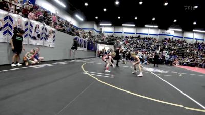 62 lbs Rr Rnd 2 - Millie Bishop, Redskins Wrestling Club vs Kloe Routledge, Husky Wrestling Club