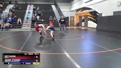 12U-3 lbs Round 1 - Jett Kuper, OSAGE vs Henrik Sturges, Immortal Athletics WC