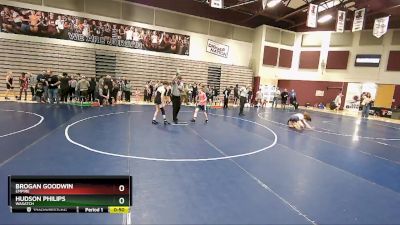 86 lbs Cons. Semi - Hudson Philips, Wasatch vs Brogan Goodwin, Empire