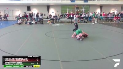 174 lbs Cons. Round 2 - Nicholas Montalbano, Washington And Jefferson College vs Jared Townsend, York College (Pennsylvania)