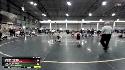 59 lbs Cons. Round 3 - Byron Morris, St. Maries Wrestling Club vs Lincoln Shaw, Legacy Wrestling Acadamy