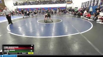 98 lbs 5th Place Match - Cobe Binenstock, Gallatin (Bozeman) vs Caleb Adams, Lakeland