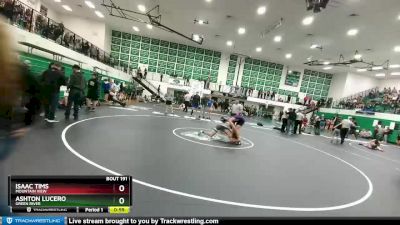 126 lbs Cons. Round 3 - Ashton Lucero, Green River vs Isaac Tims, Mountain View