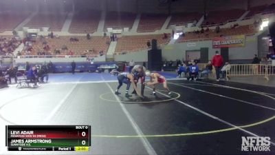 D1-120 lbs Champ. Round 1 - James Armstrong, Sunnyside H.S. vs Levi Adair, Mountain View Hs (Mesa)