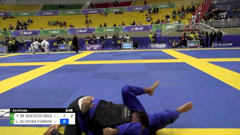 YAN DE QUEVEDO GOULART vs LUCAS OLIVEIRA FERRONATTO 2024 Brasileiro Jiu-Jitsu IBJJF