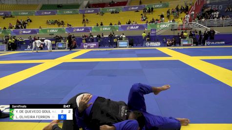 YAN DE QUEVEDO GOULART vs LUCAS OLIVEIRA FERRONATTO 2024 Brasileiro Jiu-Jitsu IBJJF