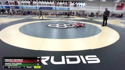 100 lbs Round 3 - Vincent DeMarco, Askren Wrestling Academy vs Mateo Gallegos, M2 Training Center