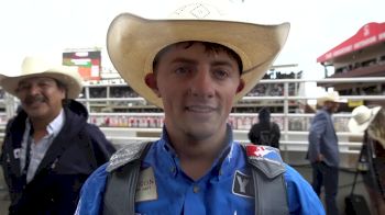 Rusty Wright Wins Saddle Bronc