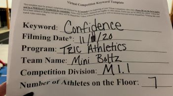 TRIC Athletics - Mini Boltz [L1.1 Mini Prep D2] Varsity All Star Virtual Competition Series: Event IV