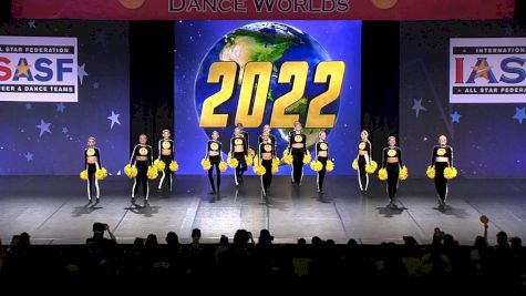 South Coast Freestyle - Happy [2022 Senior Large Pom Semis] 2022 The Dance Worlds