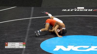 165 lb 5th Place, Izzak Olejnik, Oklahoma State vs Hunter Garvin, Stanford