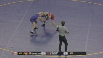 165 lbs - Pat Schoenfelder, UNI vs Jake Stiles, Oklahoma