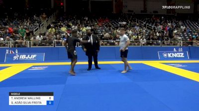 TODD ANDREW WALLING vs GIALYSSON ADÃO SILVA FREITAS 2021 World IBJJF Jiu-Jitsu No-Gi Championship