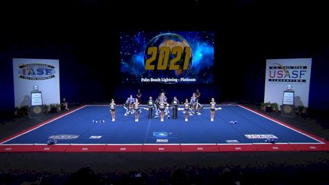 Palm Beach Lightning - Platinum [2021 L6 International Global Coed Semis] 2021 The Cheerleading Worlds