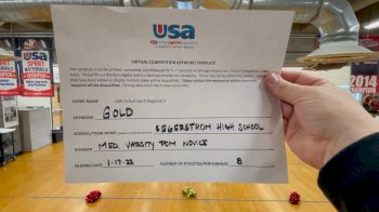 Segerstrom High School [Varsity - Song/Pom - Novice] 2022 USA Virtual Spirit Regional II