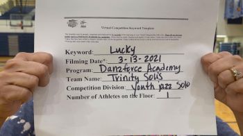 DanzForce Academy - Trinity Solis [Youth Solo - Jazz] 2021 NCA & NDA Virtual March Championship