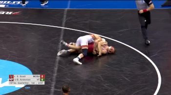 157 lb Quarterfinal, Bryce Andonian, Virginia Tech vs Ed Scott, NC State