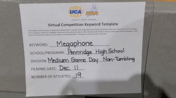 Pennridge High School [Game Day Varsity - Non-Tumble] 2020 UCA Pocono Virtual Regional