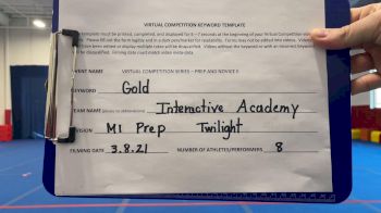 Interactive Academy [L1.1 Mini - PREP] 2021 Varsity Virtual Competition Series - Prep & Novice I