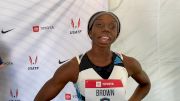 Brittany Brown Details Her 100m Improvement