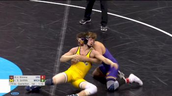 174 lb Quarterfinal, Shane Griffith, Michigan vs Jared Simma, Northern Iowa