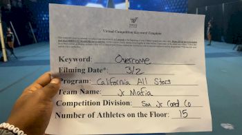 The California All Stars - Jr. Mafia [L6 Junior Coed] 2021 Spirit Sports: Virtual Duel in the Desert