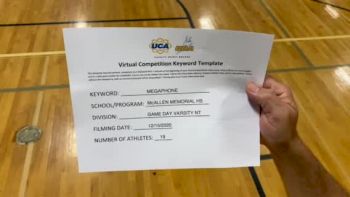 McAllen Memorial High School [Game Day Varsity] 2020 UCA Virtual Regional