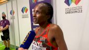 Hellen Obiri Returns To The Track And Gets Silver