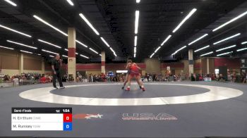 61 kg Semifinal Marissa Rumsey PA (Team Pennsylvania) VPO1 Hanna Errthum WI (Combat W.C. School of Wrestling)