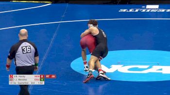 141 lb Quarterfinal, Jesse Mendez, Ohio State vs Brock Hardy, Nebraska