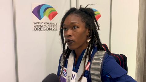 Tori Franklin Gets BRONZE In The Triple Jump