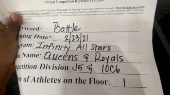 Infinity Allstars - Kenlyn_Prescott - Finals [Senior Female] 2021 Battle In The Arena